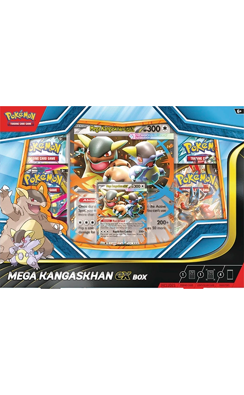 Mega Kangaskhan Ex Box (4 boosters)