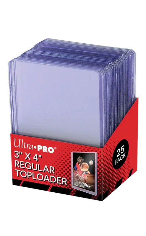 Ultra Pro Clear regular Toploader (25 stk)