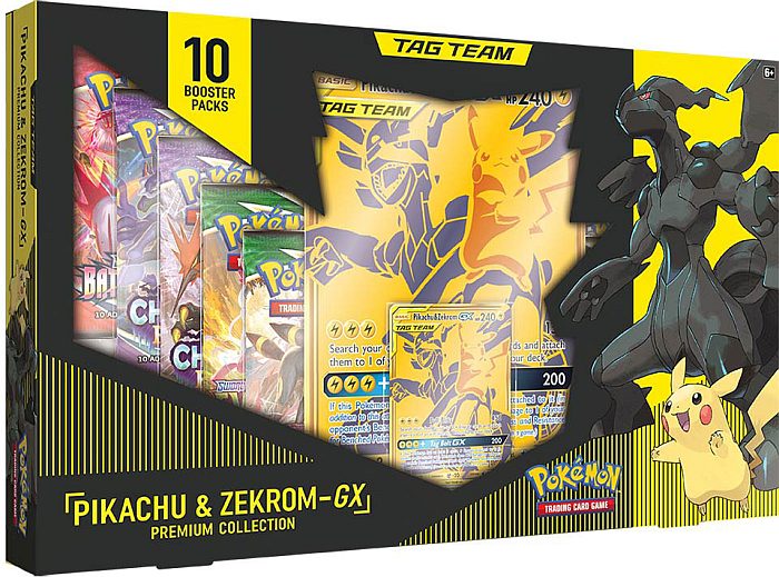 Pikachu & Zekrom GX box